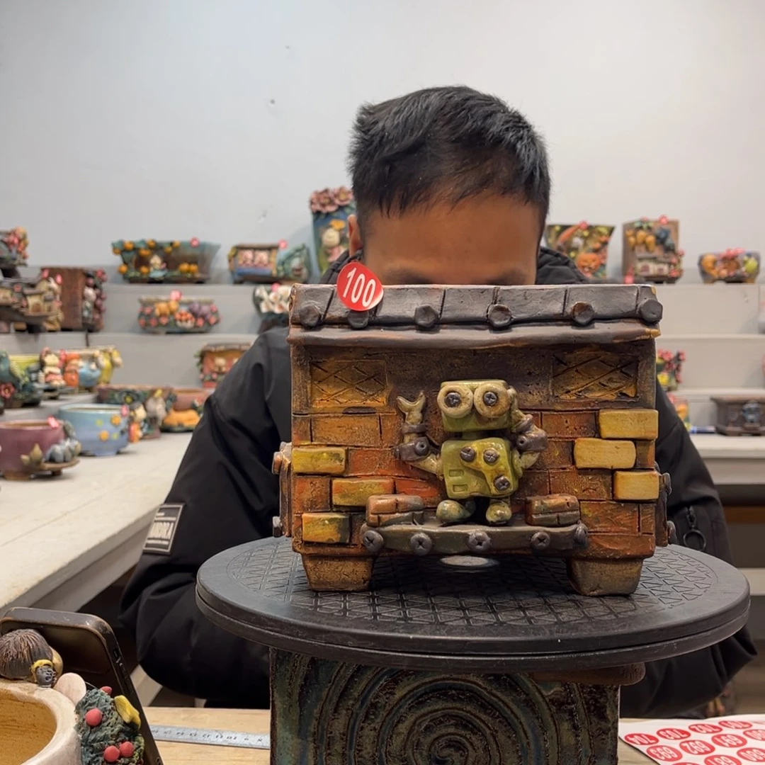 陶瓷100 号新年福利陶然花器