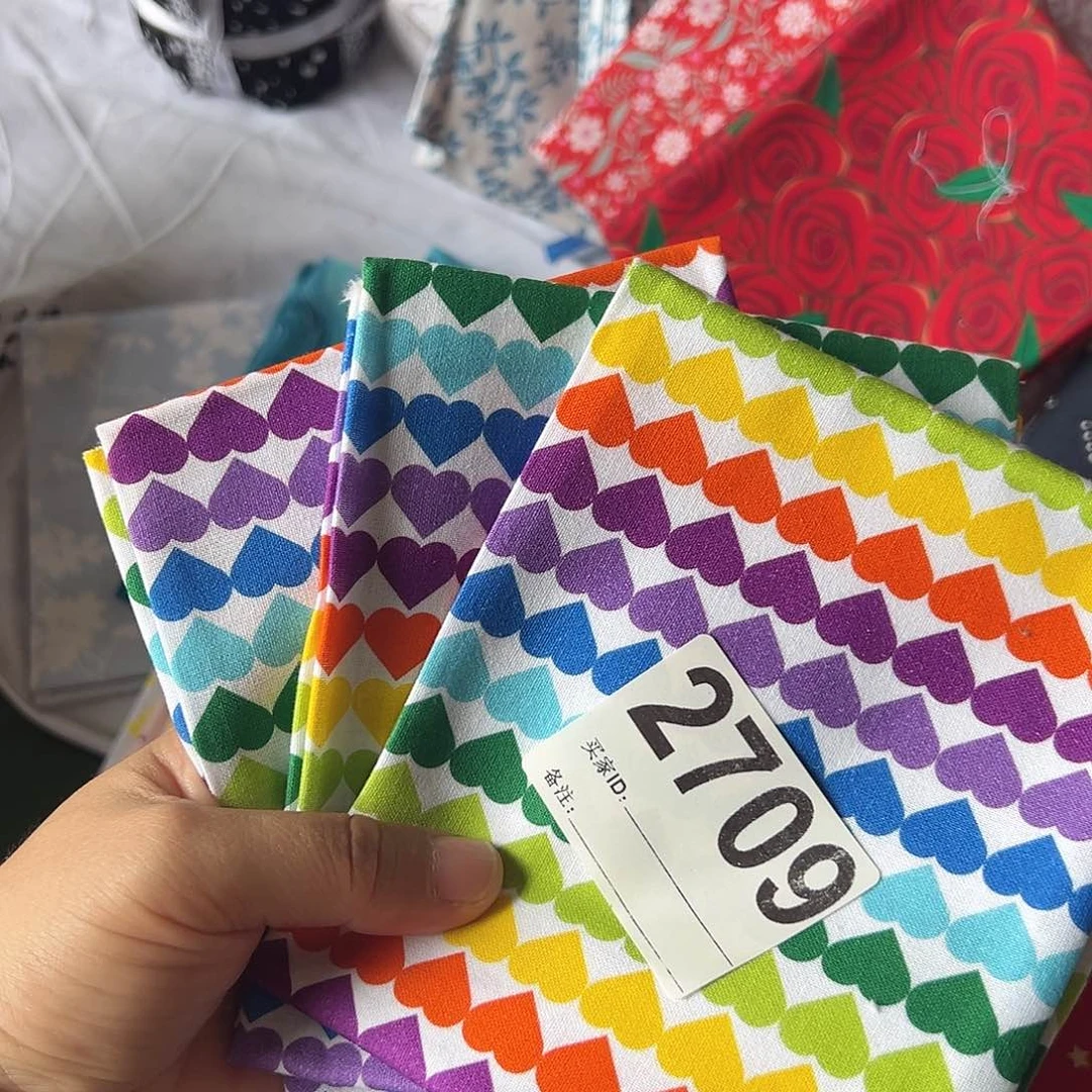 3片品牌纯棉小布块45.50厘米一片