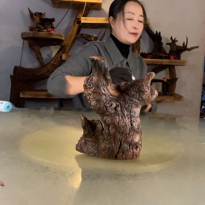 *****天然的云南紫柚木会黄水
