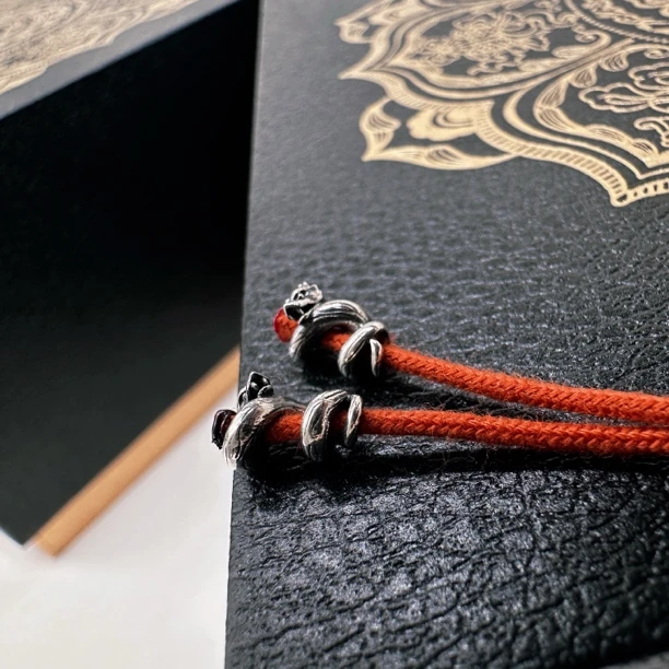 925银银制品 子鈺國潮原创925银蛇年限定巳巳如意弟子珠