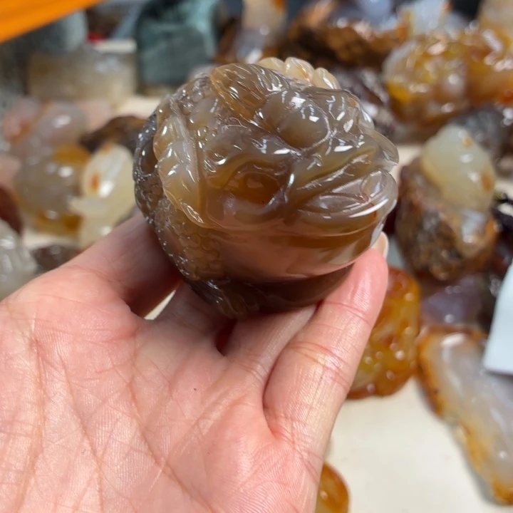 玛瑙/玉髓未镶嵌吊坠(不含链)