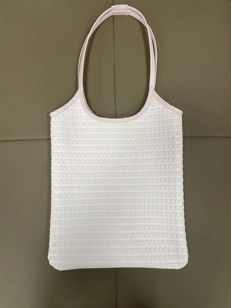 仿针织纹手提包高级感质感好皮质包秋冬季百搭时尚潮流竹编纹