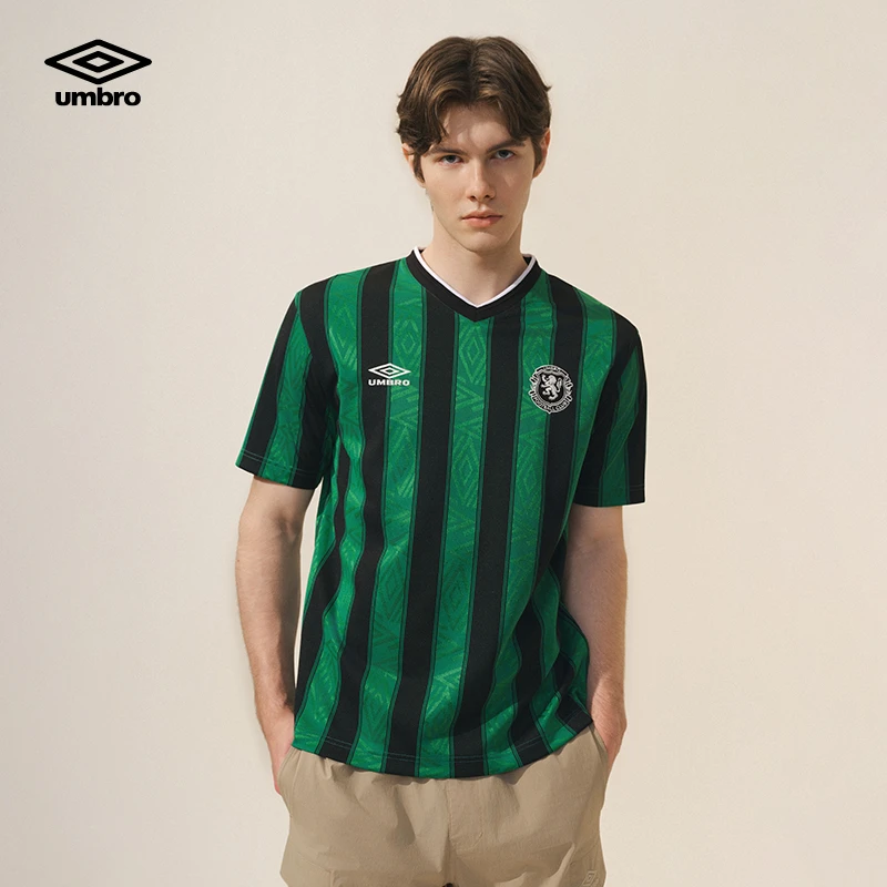 Umbro/茵宝运动时尚提花宽松短袖Blokecore街头球衣U2125250211