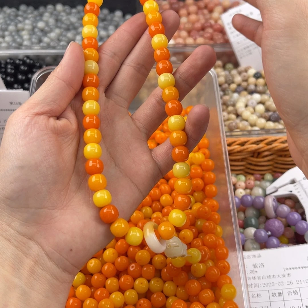 白玉菩提吊坠硕*q10mm 330颗