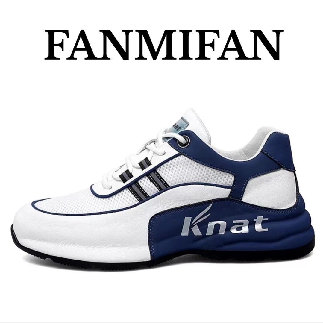 【FANMIFAN】意式定制厚底休闲鞋 轻奢高档男士包底鞋 时尚男皮鞋