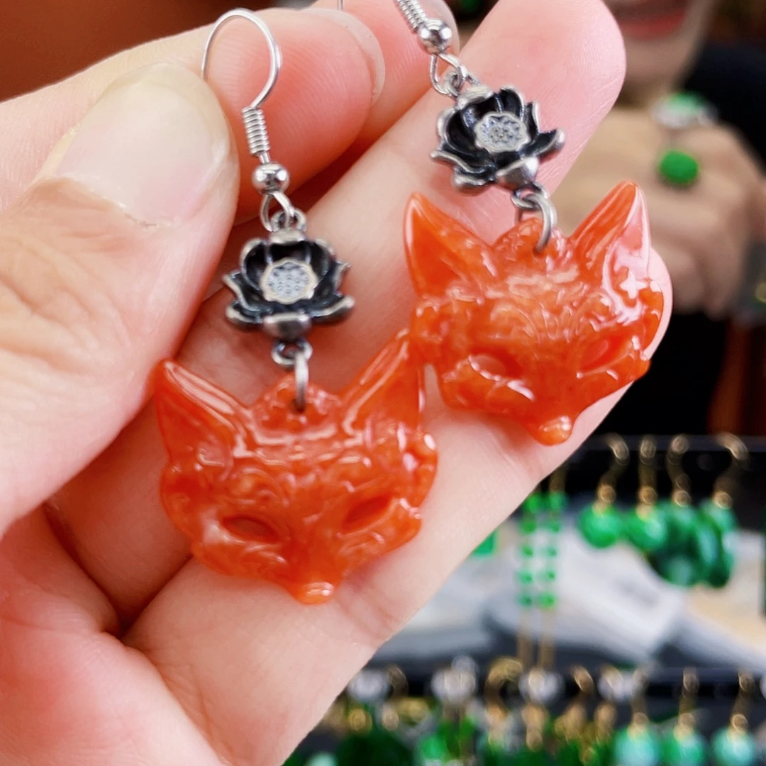 未镶嵌翡翠耳饰饰品