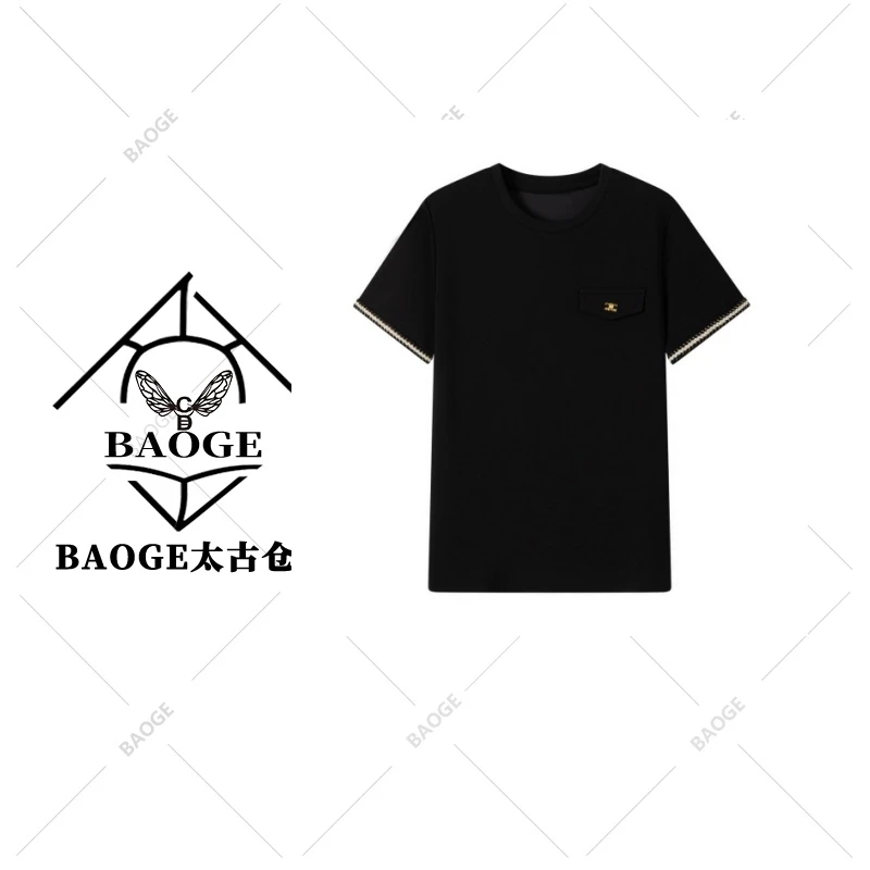 宽松短袖T恤休闲时尚潮流百搭圆领SS23101