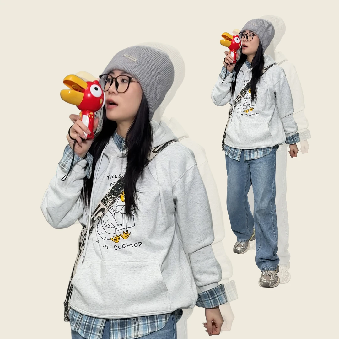 【丰晖生物】研究生专属卫衣-秋季情侣套头简约卫衣