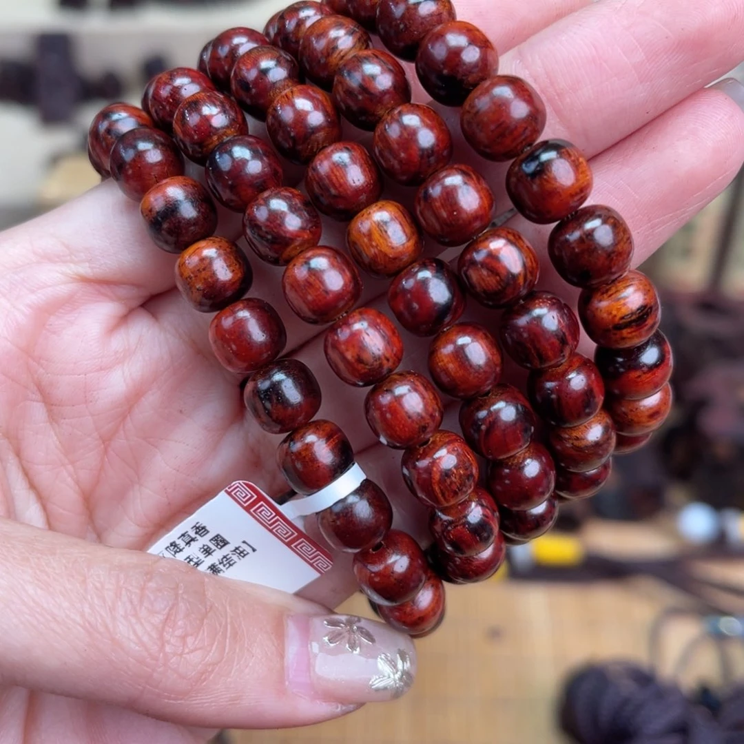 降真香其他08老型海南红降单圈手串