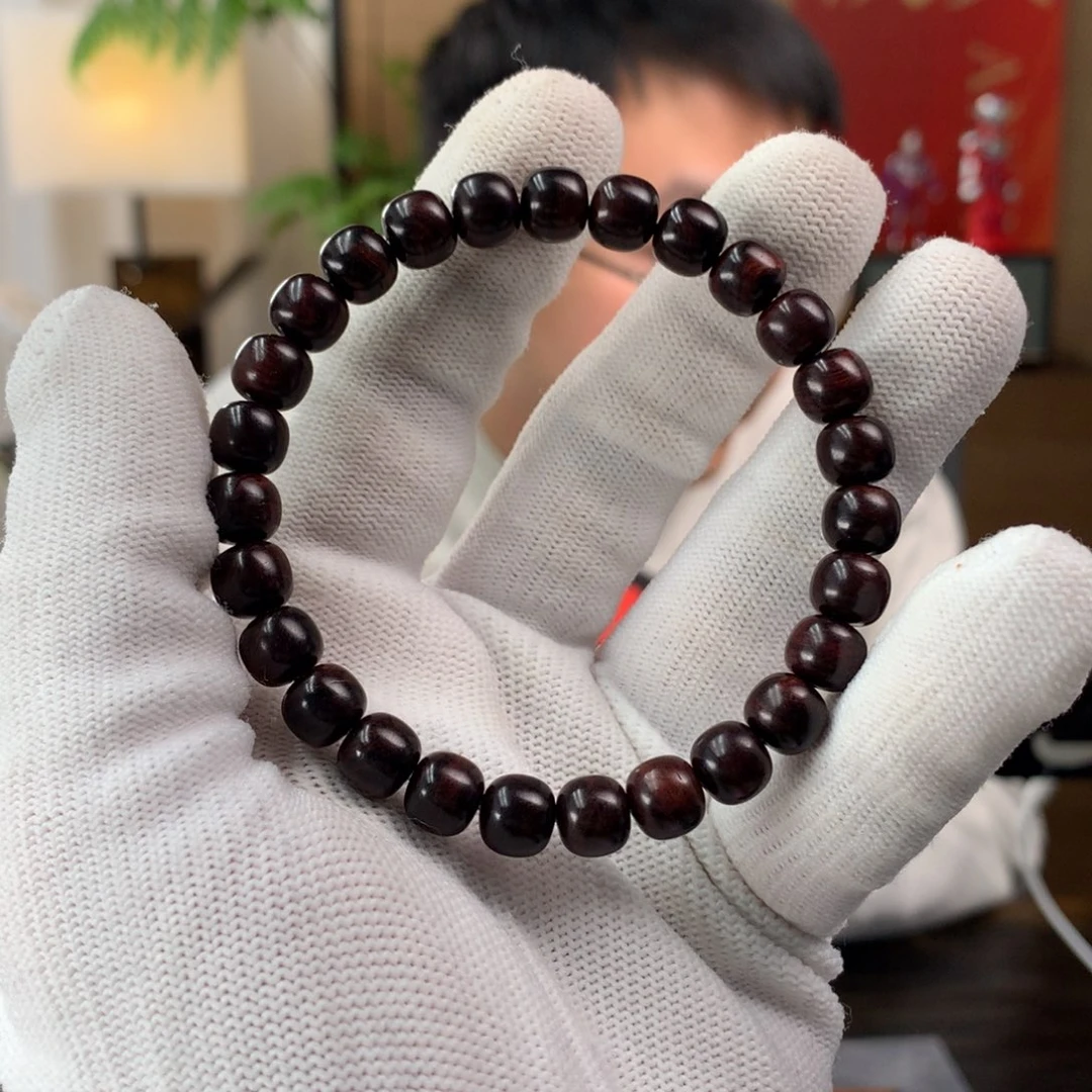 黄花梨/降香黄檀手串/手链7.5/8mm紫油梨沉水级