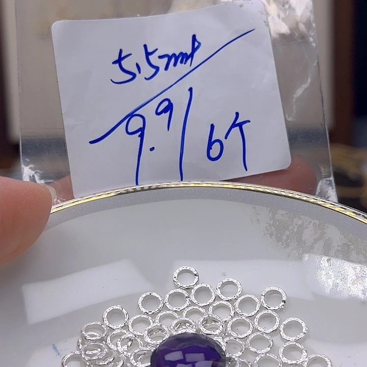 银S925镶嵌颈饰紫晶紫晶925镶嵌77