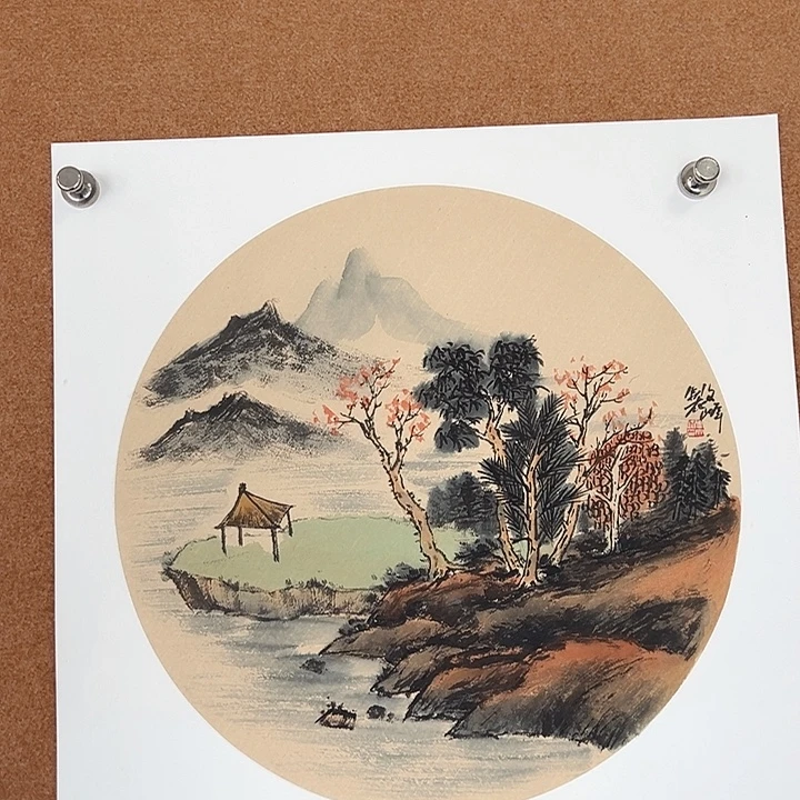 国画李文峰的画作