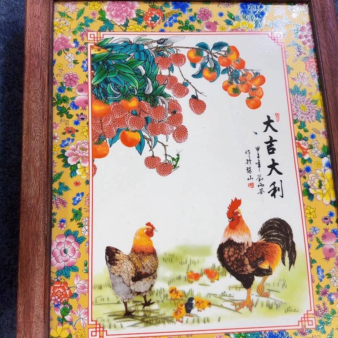 摆件景德镇陶瓷瓷板画