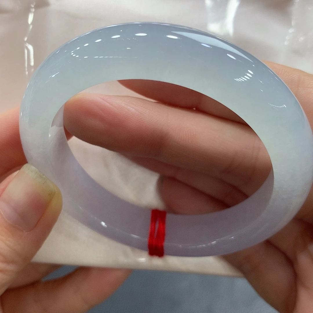 翡翠未镶嵌手镯54正圈