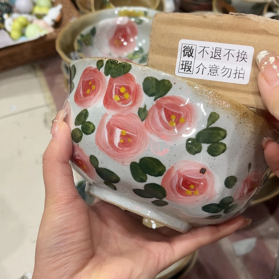 陶泥景德镇手工手绘高温釉下彩