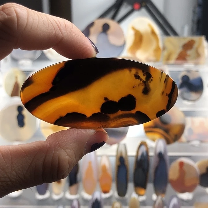 玛瑙/玉髓合金颈饰50