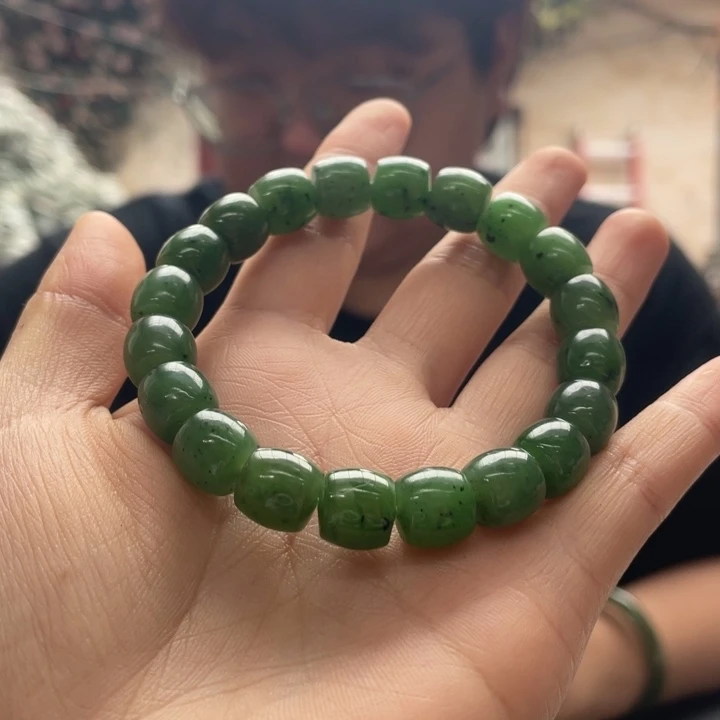 手链未镶嵌和田玉碧玉直切