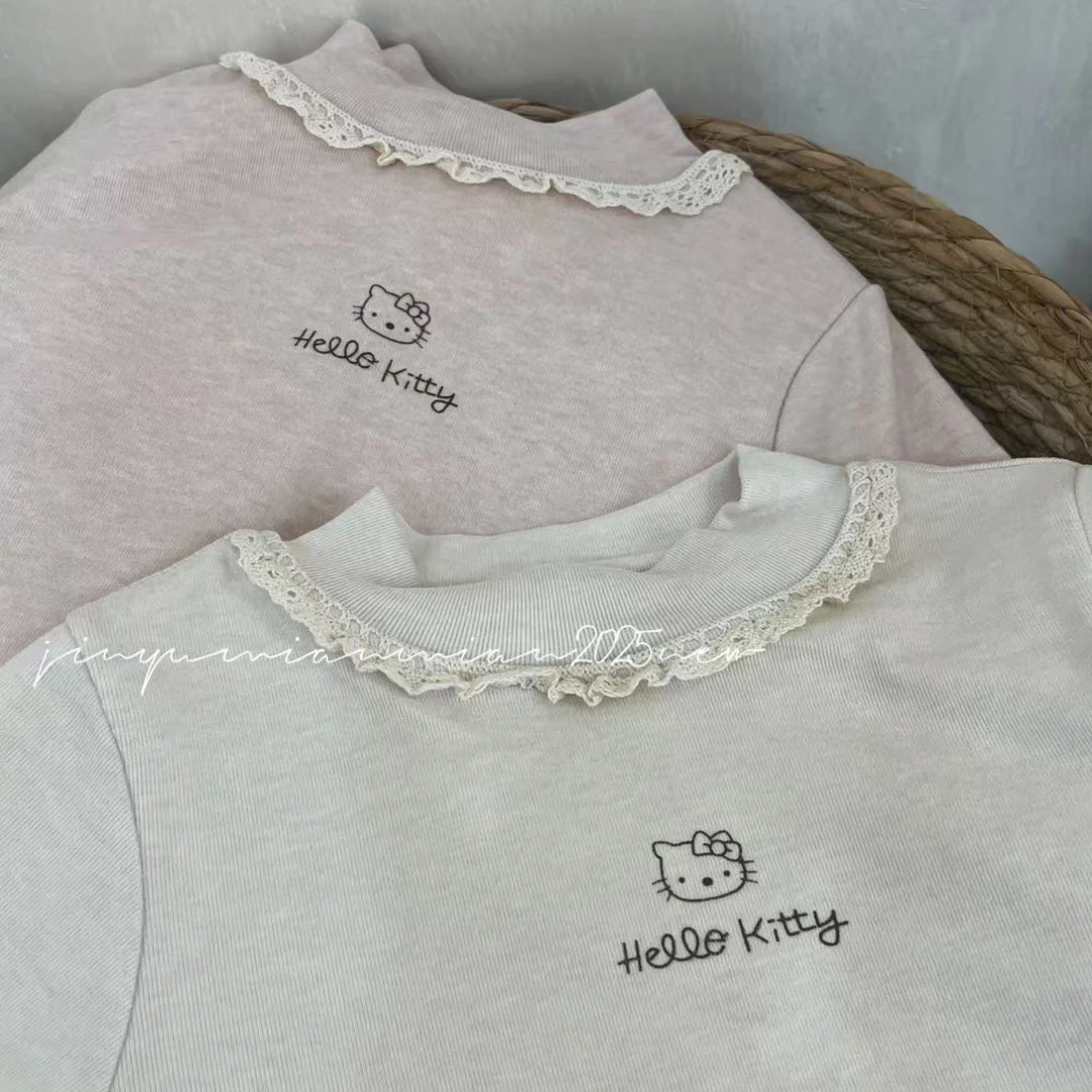 锦语绵绵女宝冬款丝蚕羊绒双层加厚超软打底上衣内搭