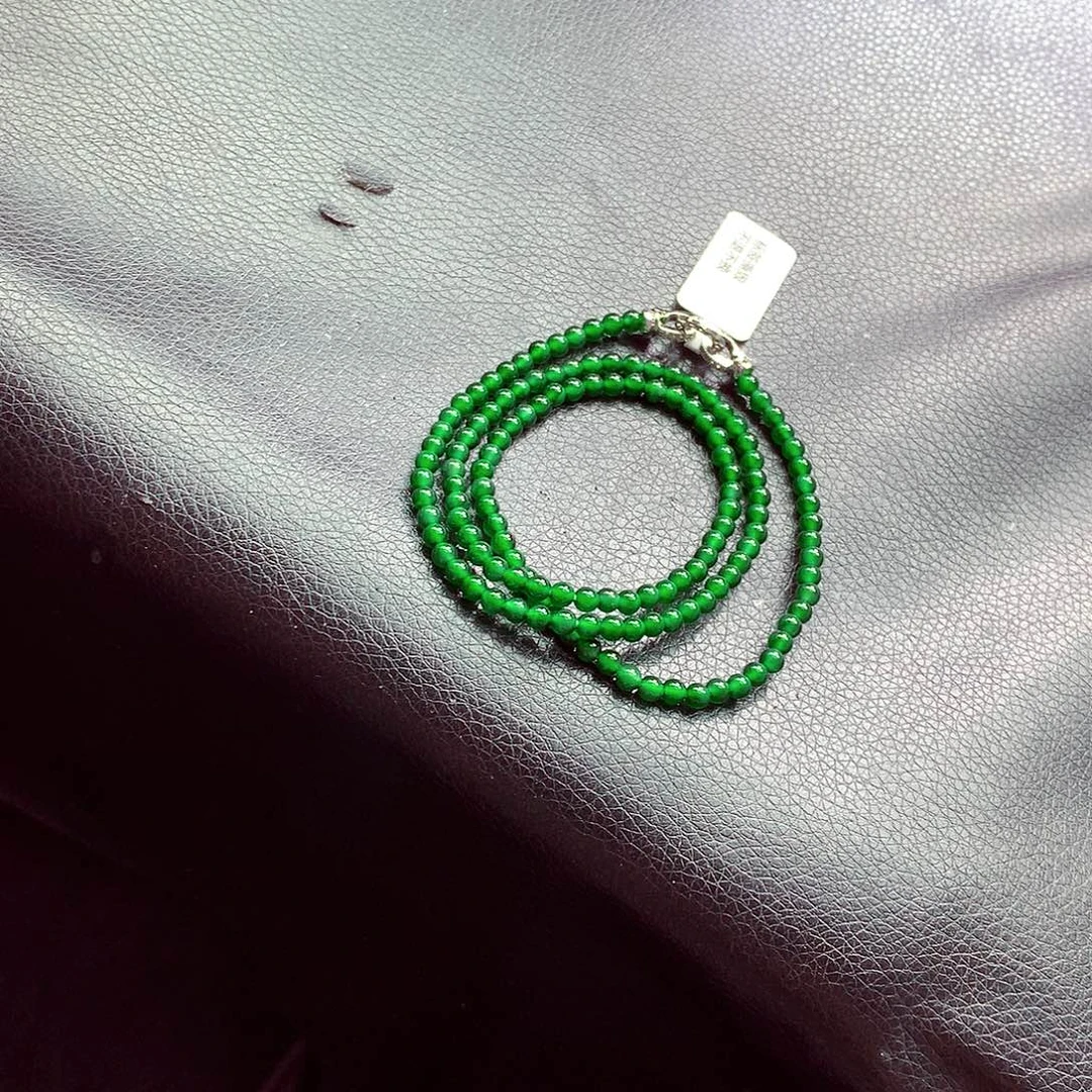 翡翠未镶嵌手链项链