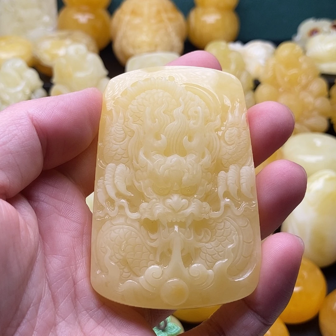 琥珀颈饰未镶嵌琥珀蜜蜡吊坠