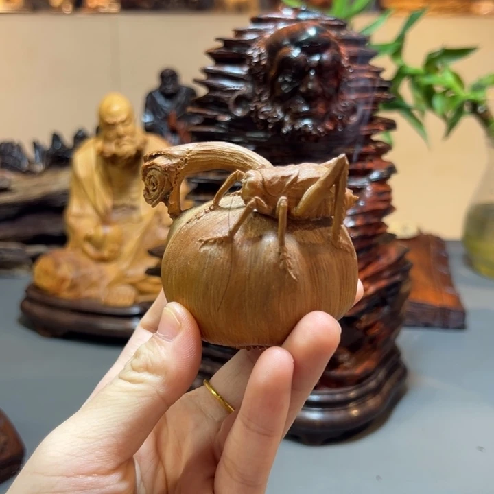 木老山檀香大蒜摆件