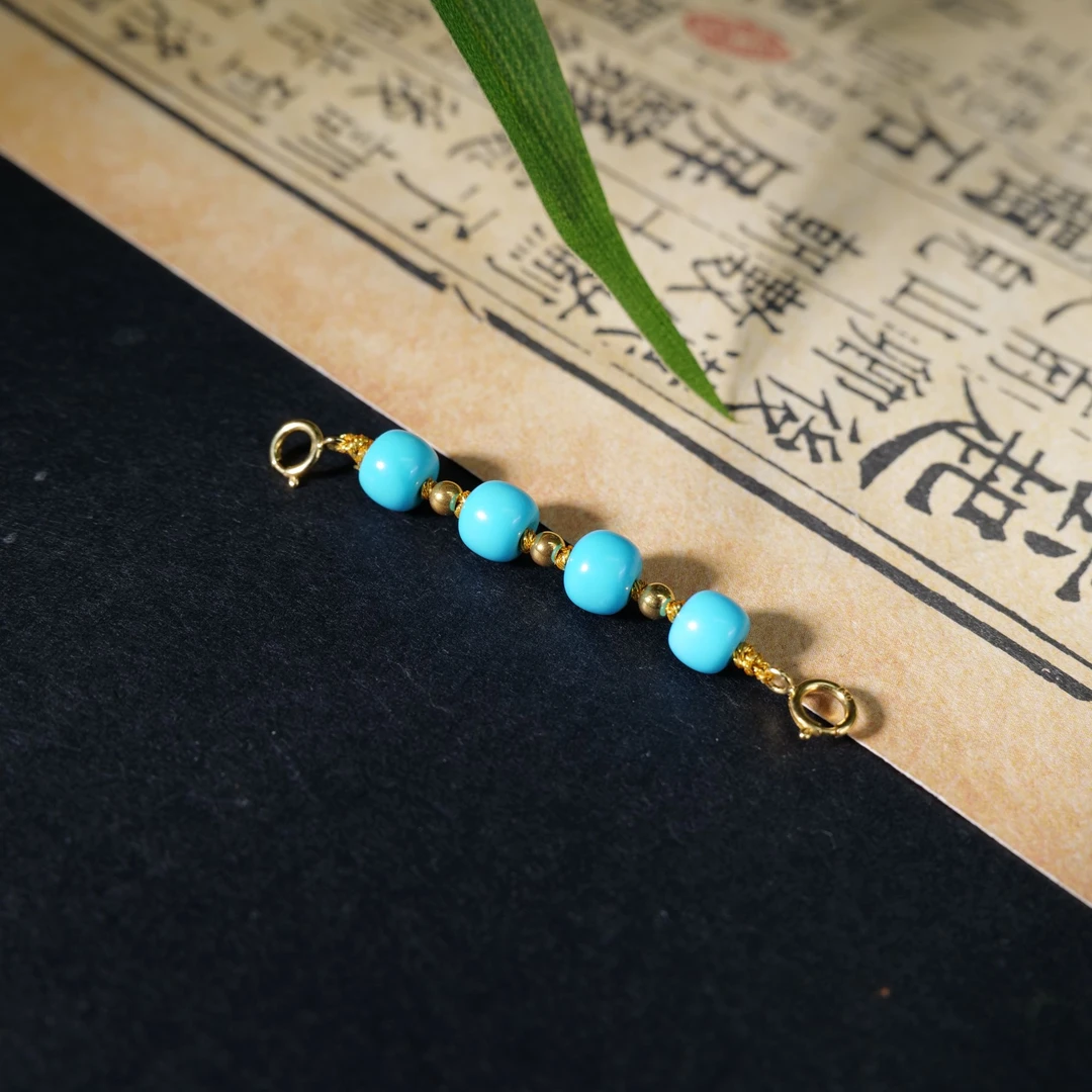 【世间臻宝】18K美松DIY延长链吊坠/Q1633/多样性发/5mm/5cm/20