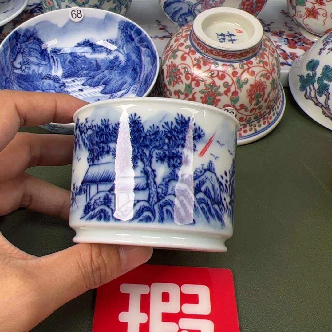 陶瓷景德镇纯手工纯手绘茶具木木77