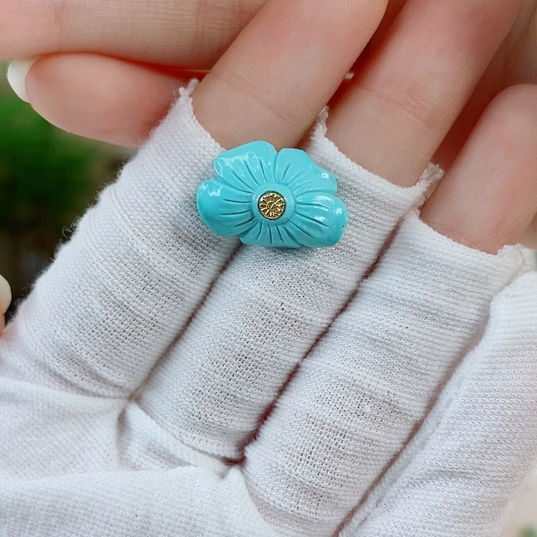 未镶嵌绿松石珠宝奇石