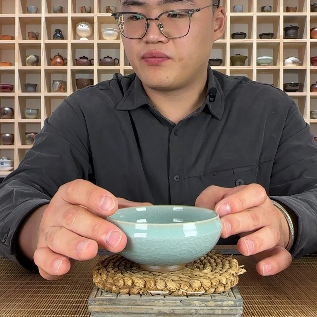平阳窑手作青釉主人杯
