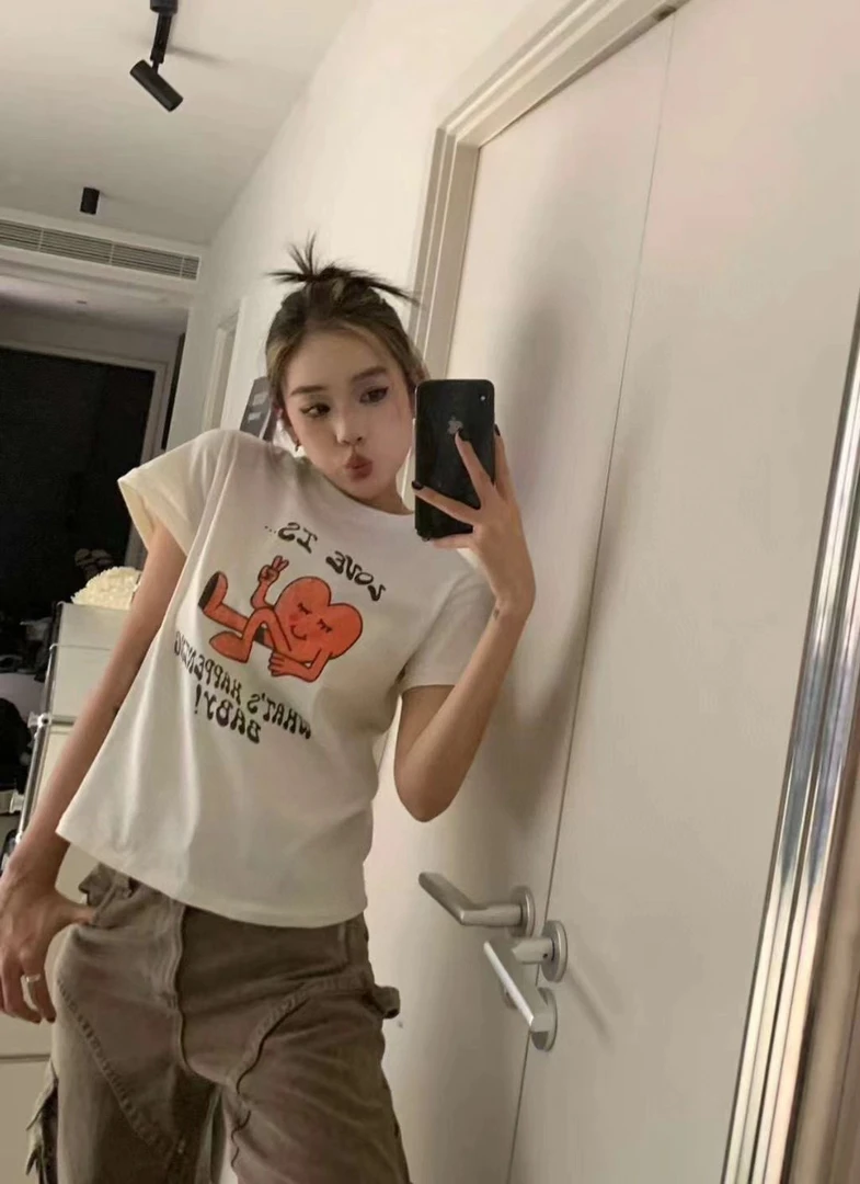 ZLB—设计师爱心图案T恤