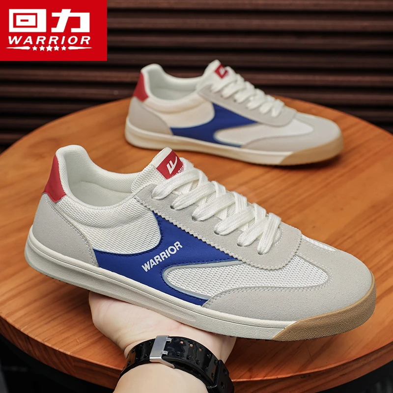 回力男鞋夏季软底百搭休闲运动德训潮鞋学生轻便复古防滑帆布板鞋