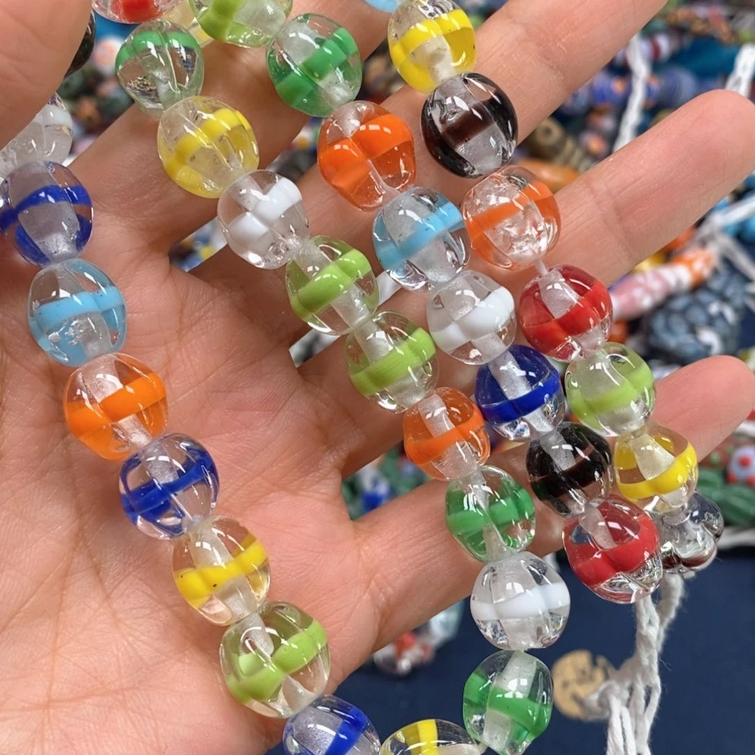 琉璃非金属琉璃透色瓜珠