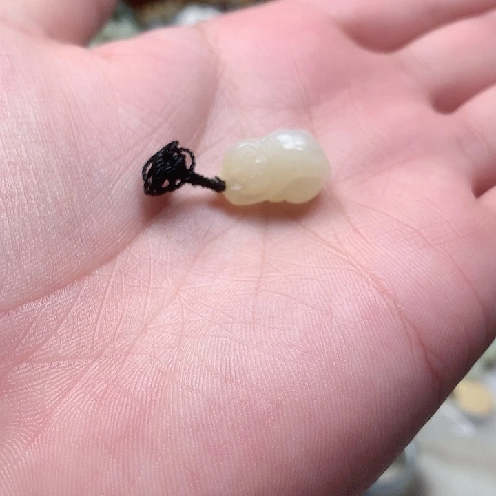 和田玉未镶嵌手链俄料小猴子配件