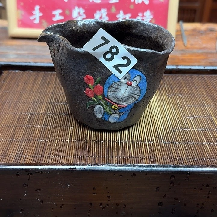 纯手工制作粗陶茶具