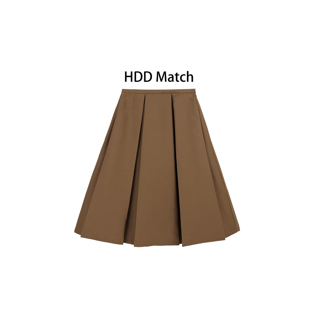 HDD- "琉璃时光" 羊毛 秋季女款定制法式小众半身裙  Y8603