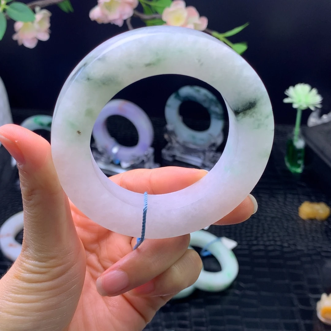 定制翡翠未镶嵌手镯55-68