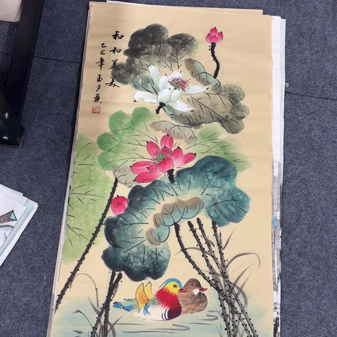 国画100×50画画画画