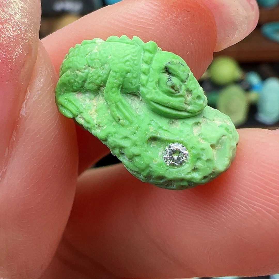 绿松石未镶嵌绿松石主播万丽