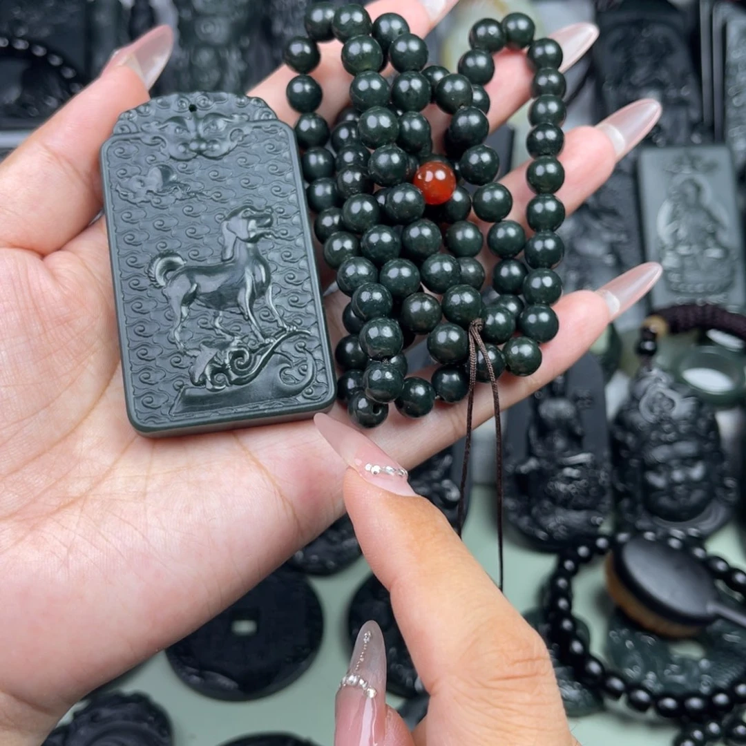 和田玉未镶嵌颈饰还*轻