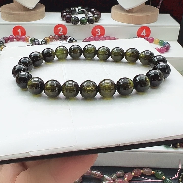 碧玺未镶嵌手链24号