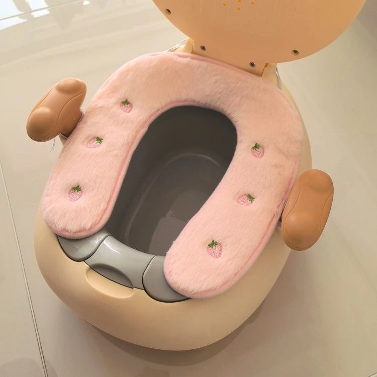 儿童保暖垫坐便垫加厚儿童马桶垫宝坐便器坐垫小童尿盆套坐便套L