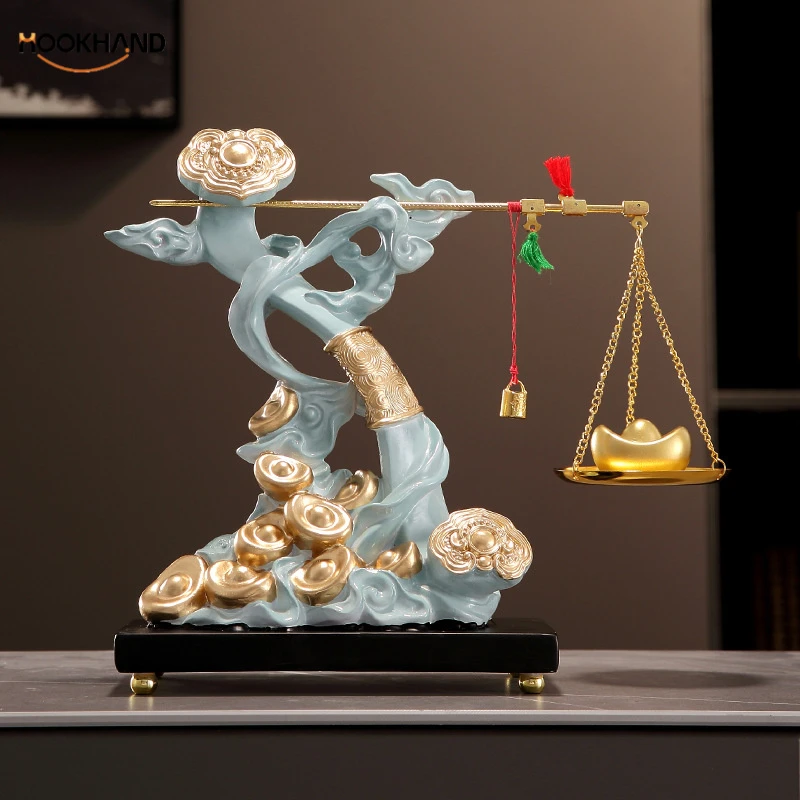 称心如意招财摆件客厅新中式家居饰品高档轻奢入宅乔迁新居礼品