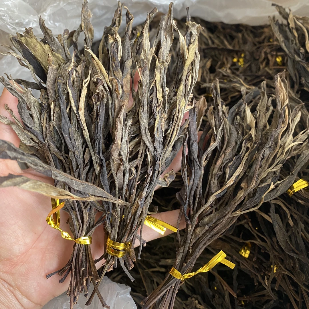 【拉祜族条茶】把把茶2018年正气塘藤条普洱生茶小冰岛-带茶样