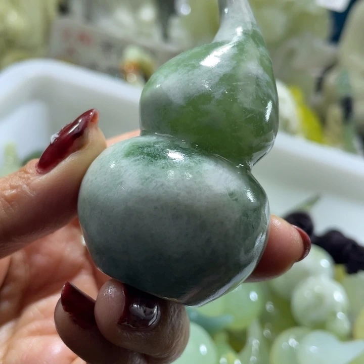 岫玉未镶嵌手把手把