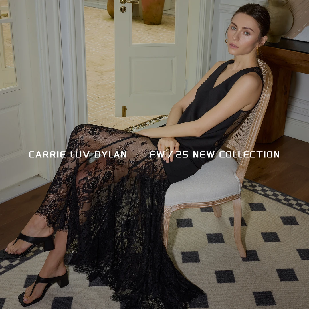 CLD 25SS黑白蕾丝抗皱拼接长裙 CS25002