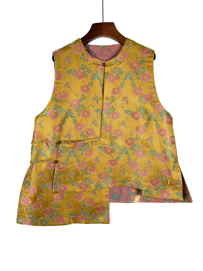 朱总原创设计L25M-2C279时尚金中马夹