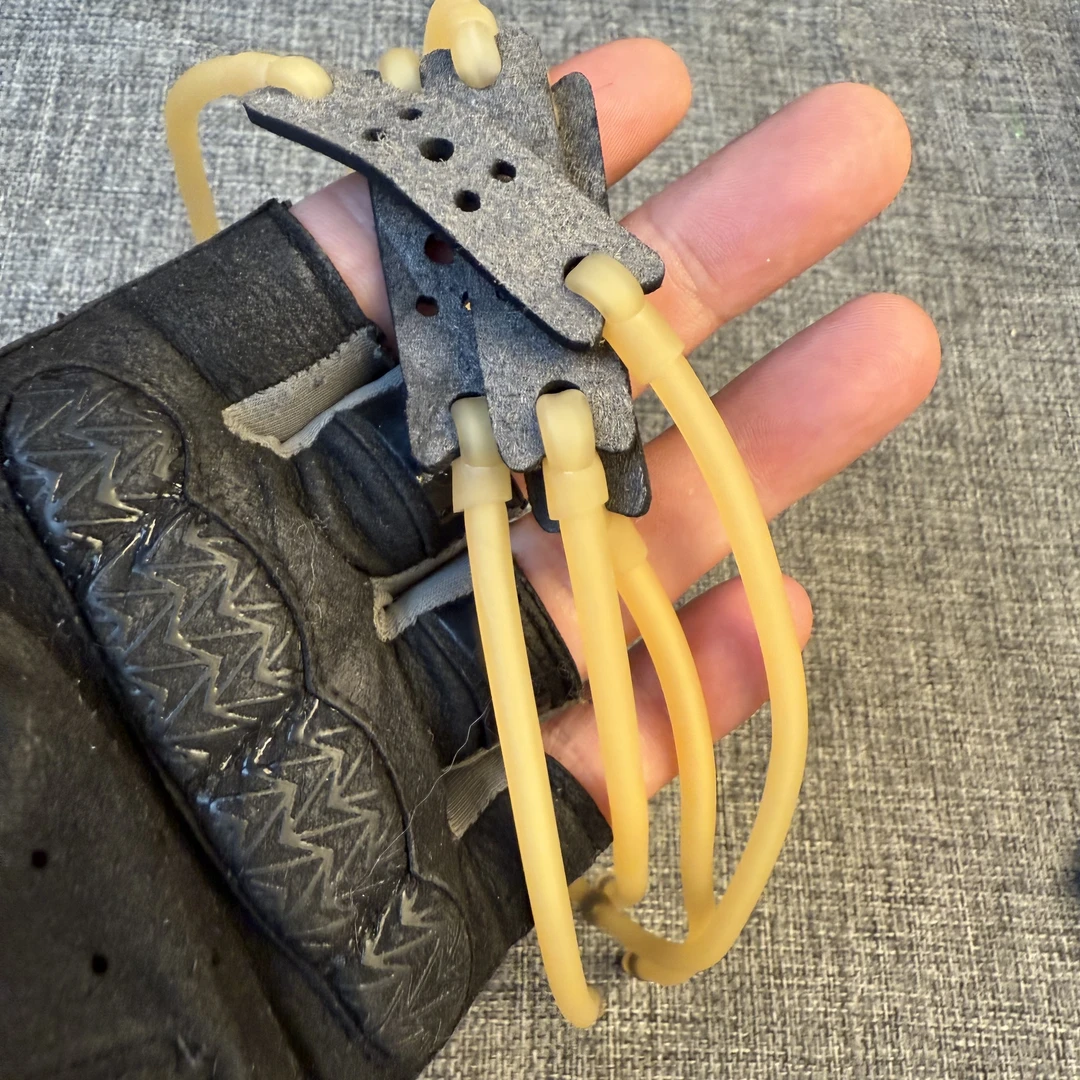 （暴力款大拉力）卡球弹弓皮筋卡5珠