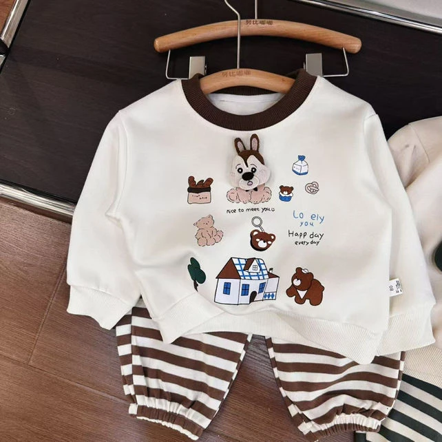 努比儿童卫衣套装