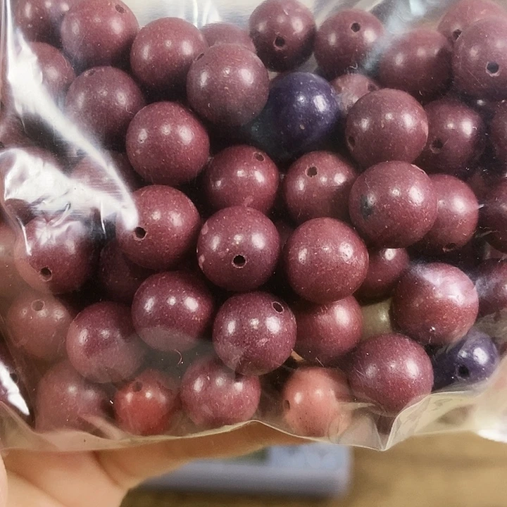 芳华姹紫1.0天然中药材合香珠到手68克打底瑕疵