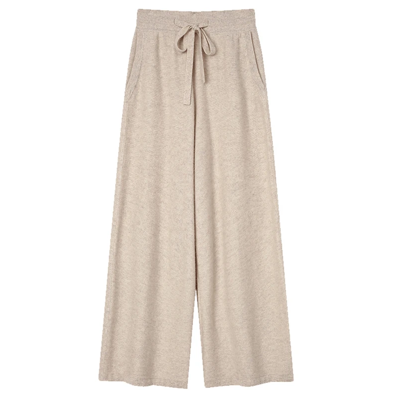 【可可专属】ESPRESSO虚提系带羊绒裤AWF104006